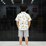 Fun & Stylish Teepee Print Kids' Shirt for Boy by MAGNITE